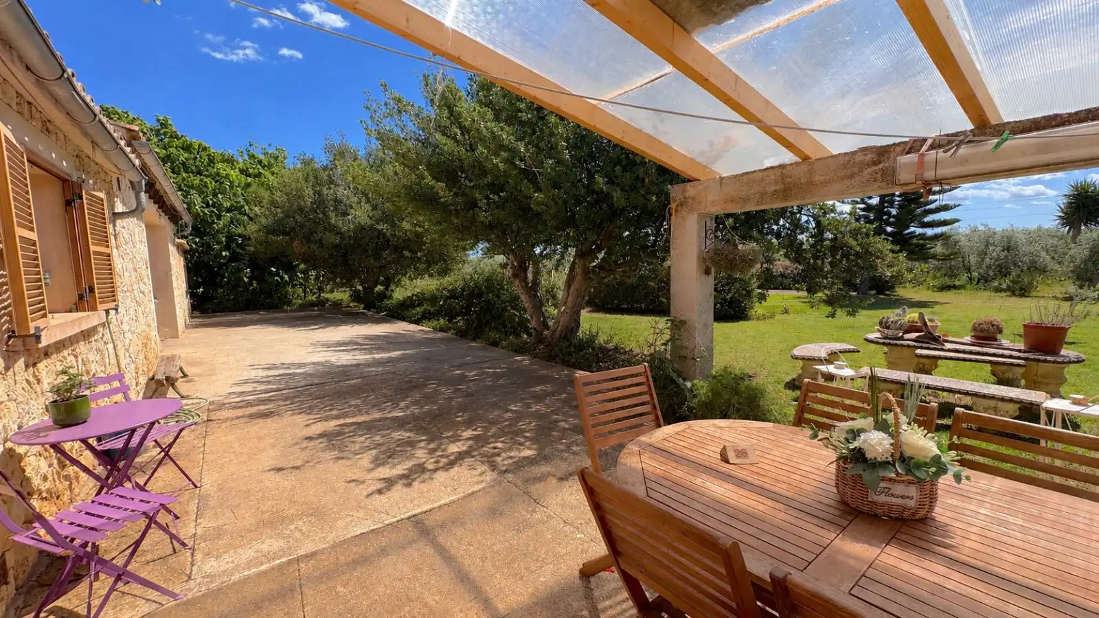Maison rustique avec terrasse à vendre à Sa Pobla