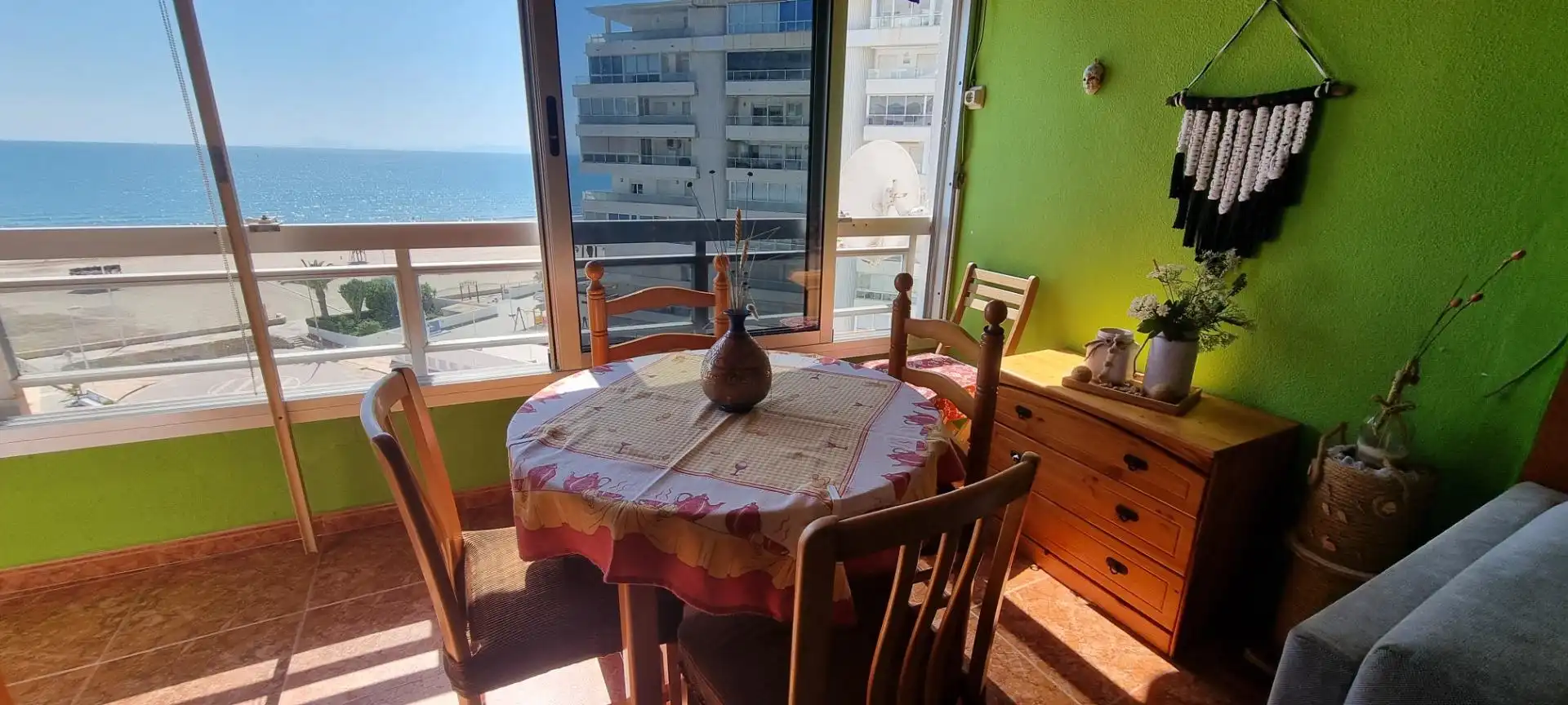 Dining room of Flat for sale in Cullera  with Air Conditioner, Storage room and Furnished