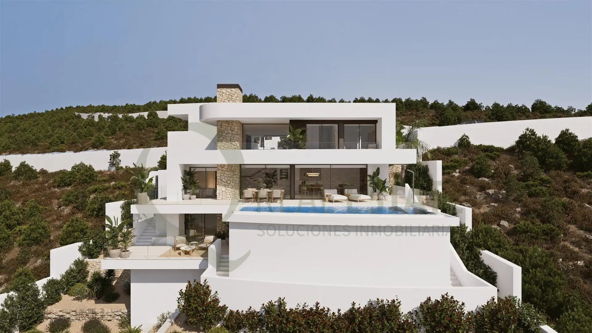 Neubau-Villa mit Balkon zum Verkauf in Urbanización Cumbre del Sol 1, imagen 13
