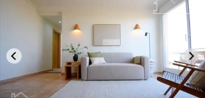 Sala d'estar de Apartament en venda en Pedreguer amb Aire condicionat, Terrassa i Moblat