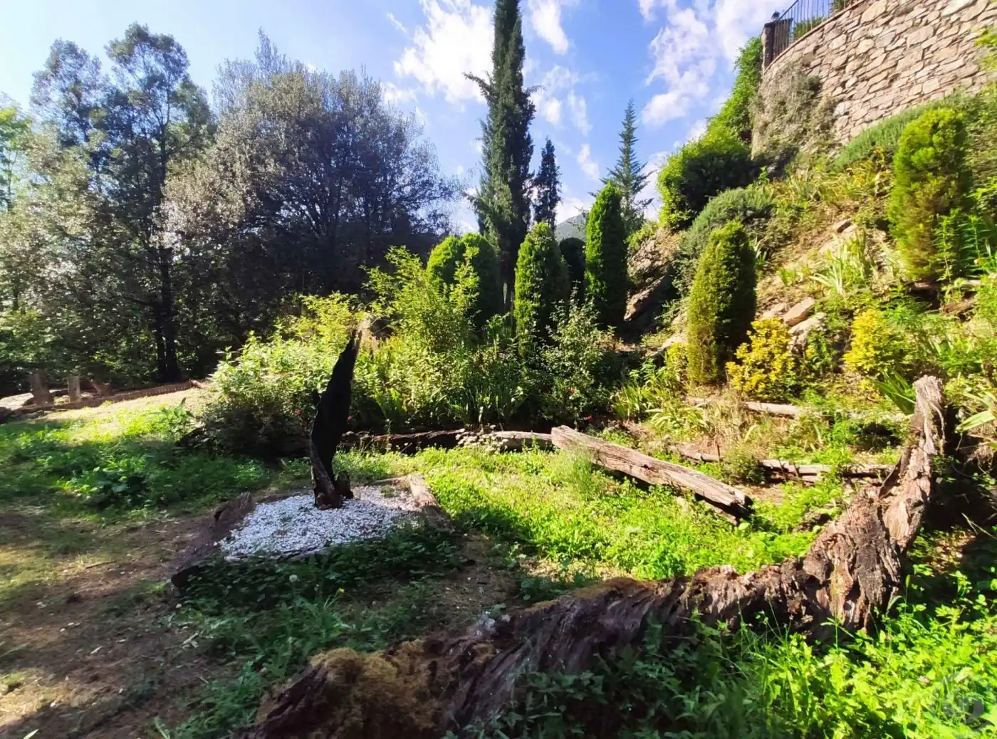 Garden of Houses for sale in La Vall de Bianya  with Heating, Terrace and Storage room