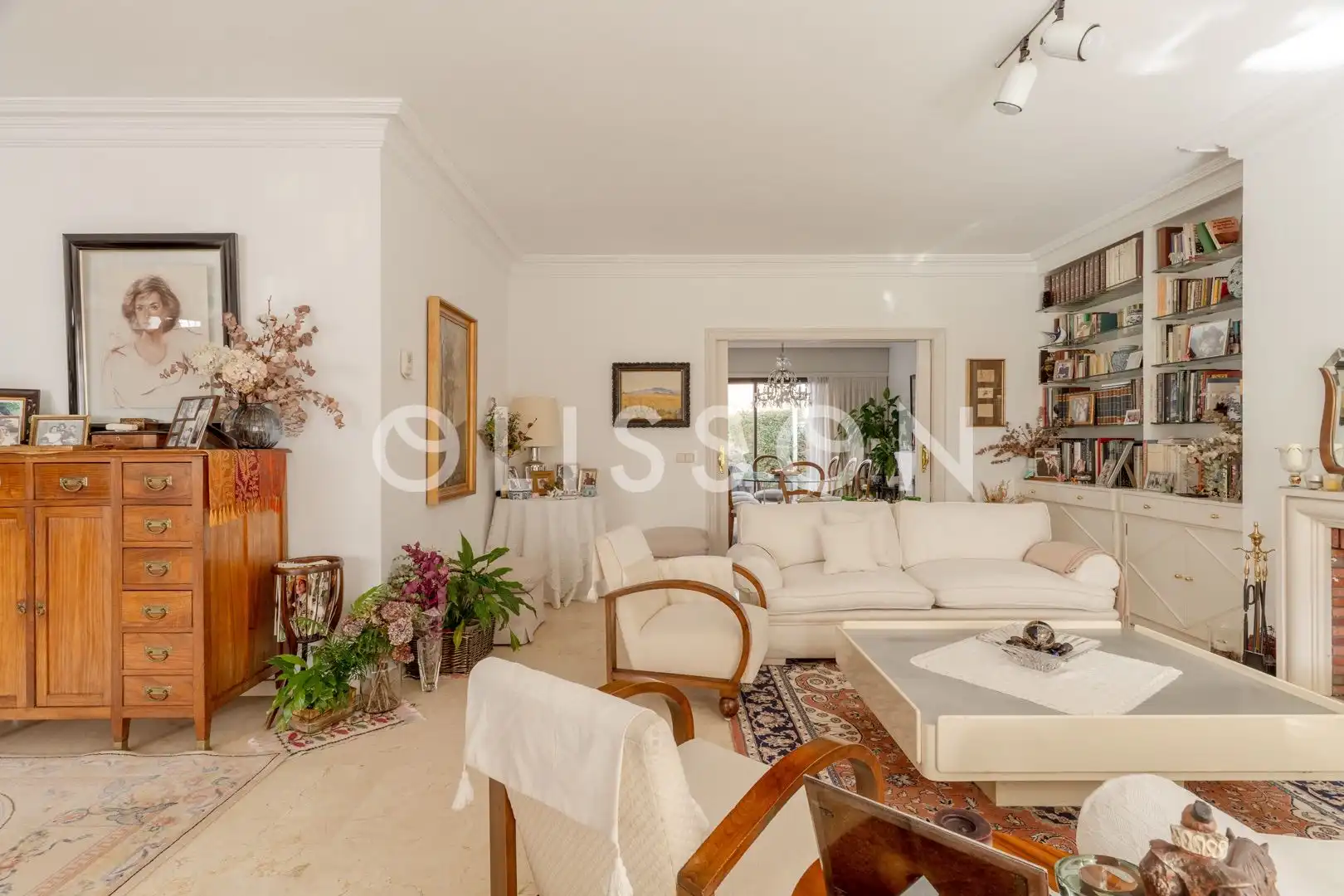 Sala de estar de Casa o chalet en venta en Madrid con Aire acondicionado, Calefacción y Jardín privado