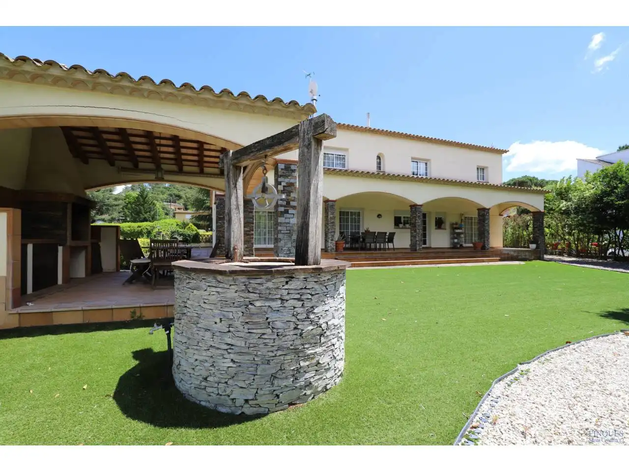 Garden of Houses for sale in Caldes de Malavella  with Heating, Private garden and Terrace