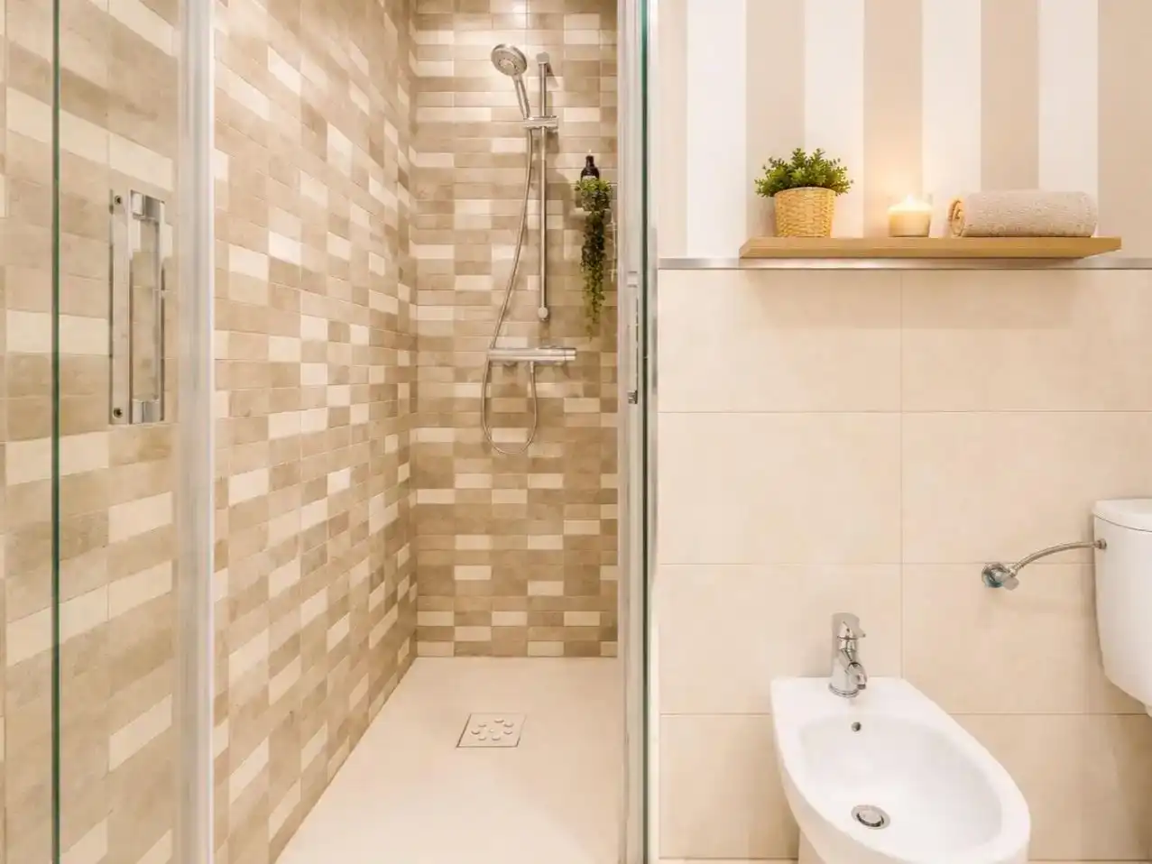 Baño de Casa adosada en venta en Estepona con Aire acondicionado