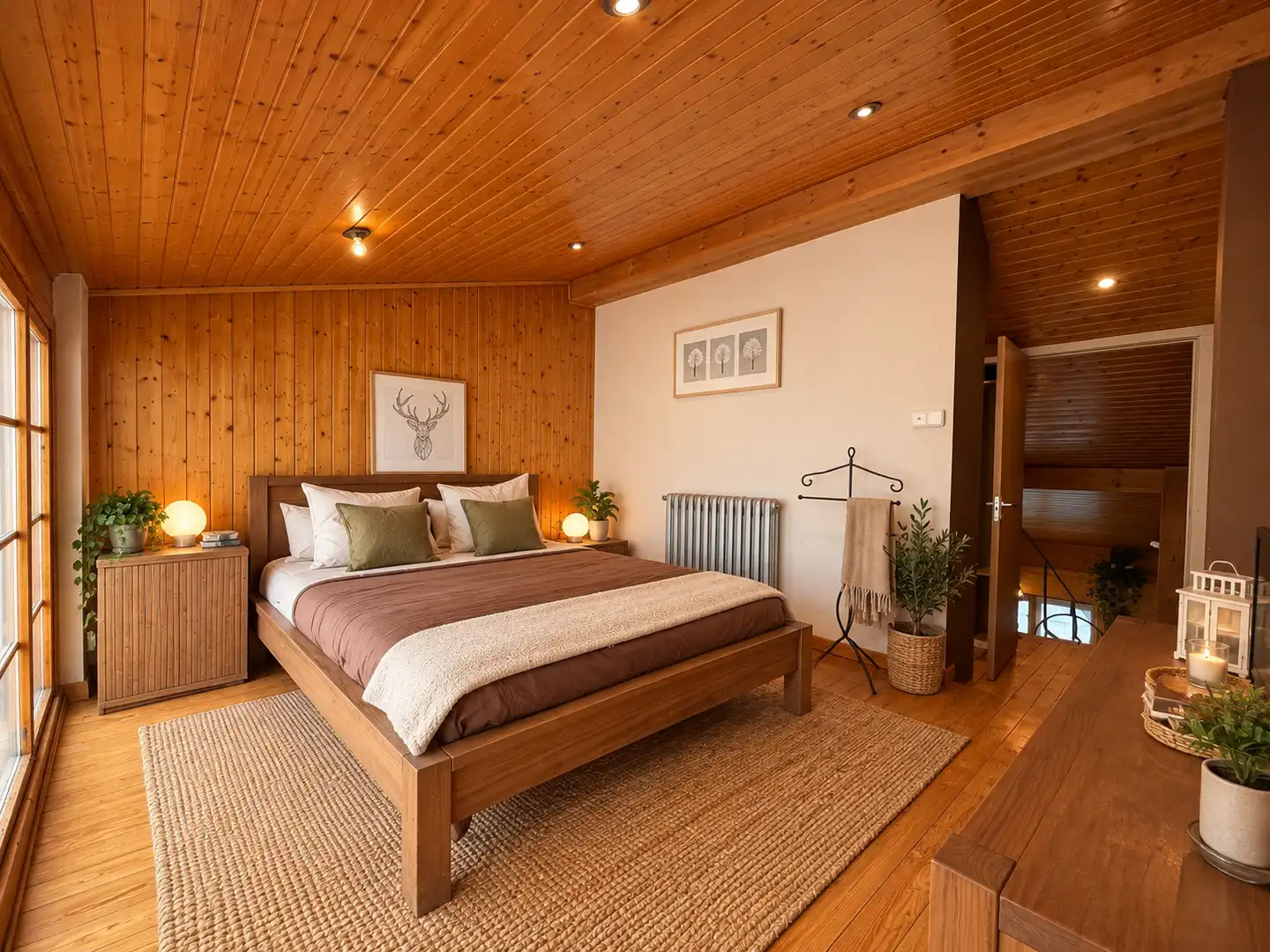 Schlafzimmer von Maisonette zum Verkauf in Zaragoza mit Heizung, Parkett und Terrasse