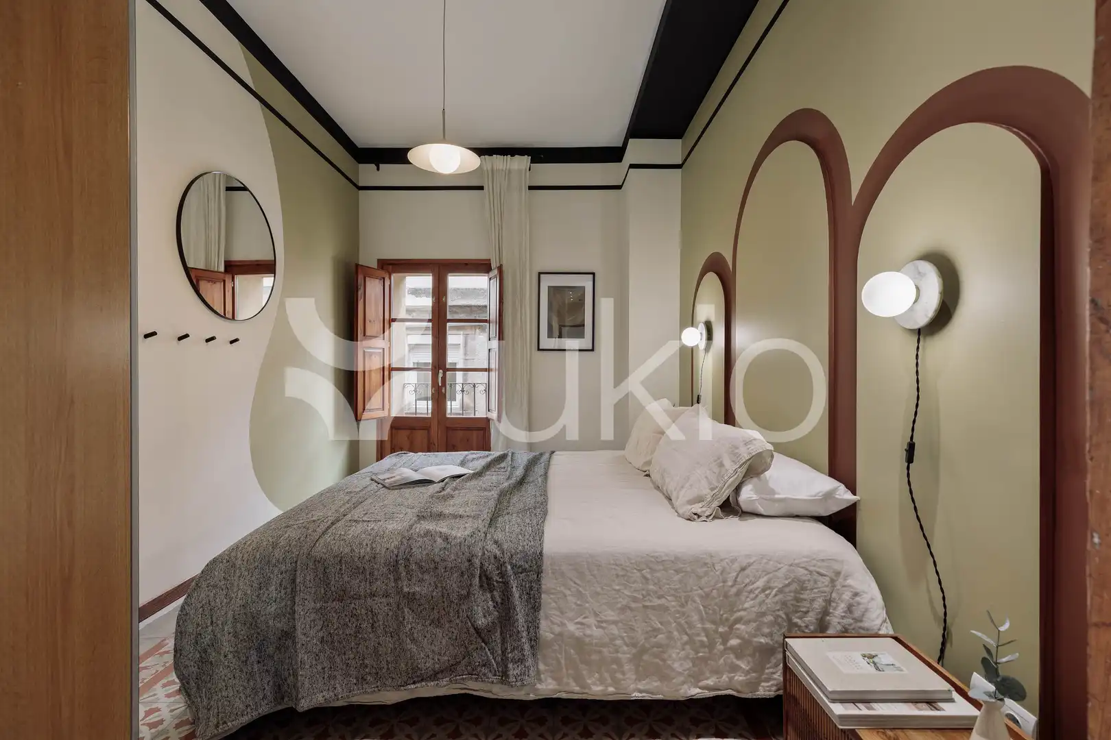 Habitación de Apartamento de alquiler en Barcelona con Aire acondicionado, Calefacción y Terraza