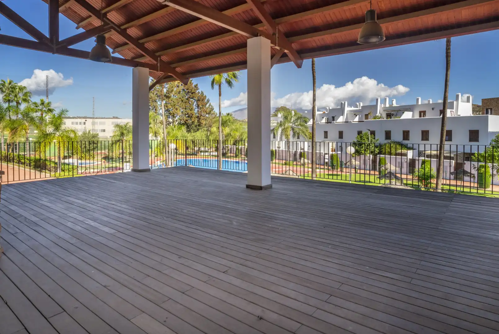Terrasse von Wohnungen zum Verkauf in Mijas mit Klimaanlage, Terrasse und Abstellraum