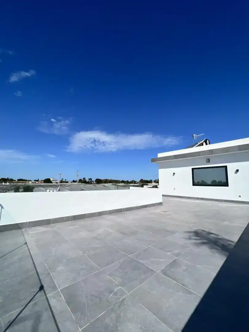 Terraza de Casa o chalet de alquiler en Sanlúcar de Barrameda con Aire acondicionado, Jardín privado y Trastero