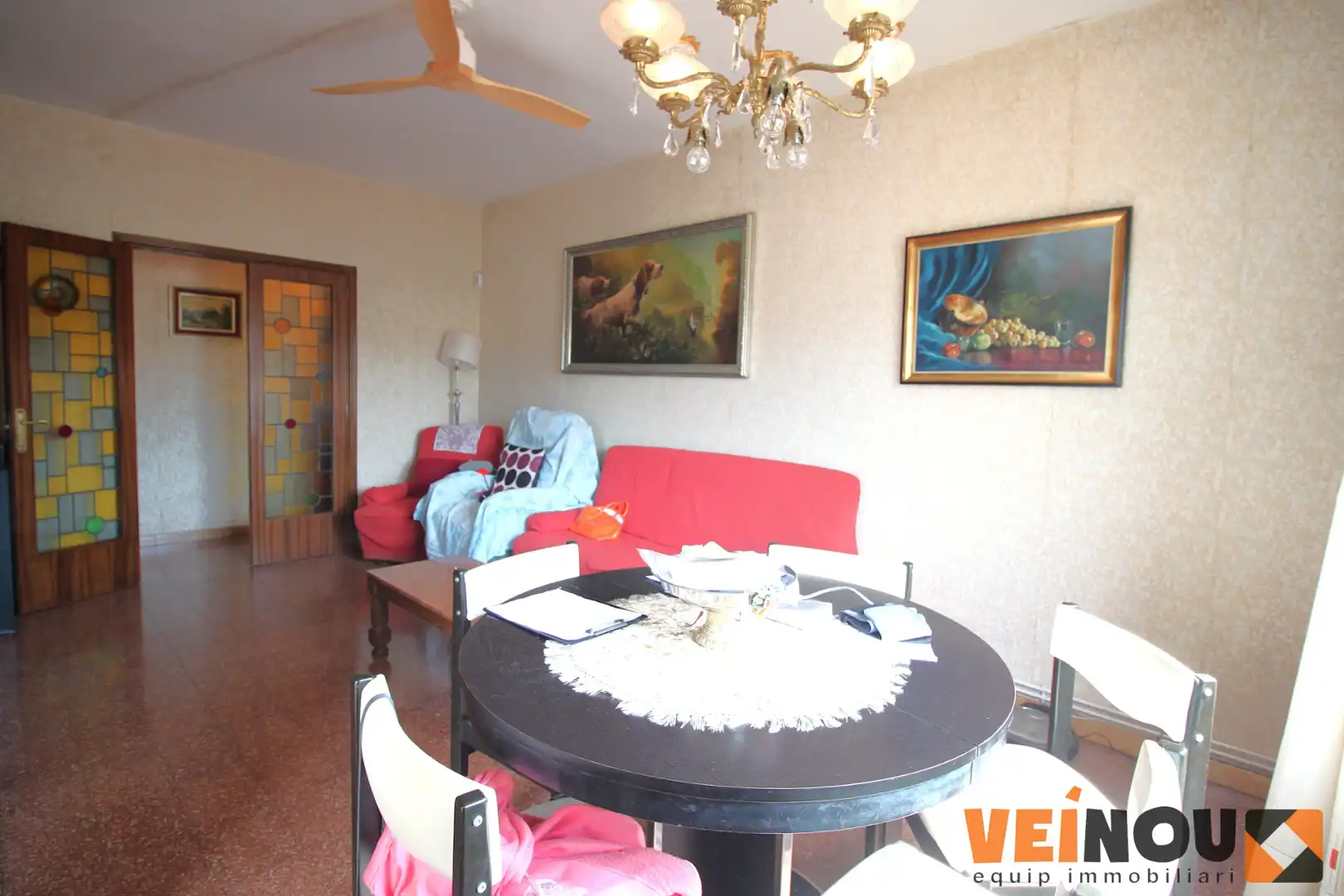 Living room of Flat for sale in Barcelona  with Heating and Balcony