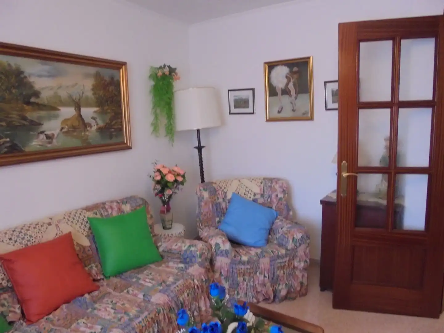 Sala d'estar de Casa adosada en venda en La Bóveda de Toro  amb Calefacció, Moblat i Forn