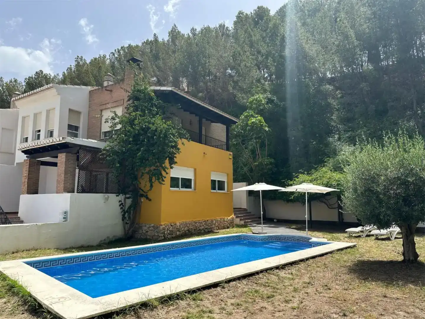Schwimmbecken von Einfamilien-Reihenhaus zur Miete in Almuñécar mit Schwimmbad