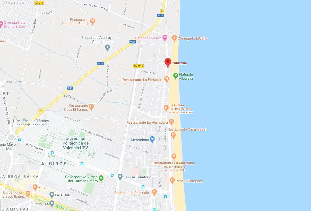 Parking of Flat for rent in Alboraya  with Air Conditioner, Heating and Private garden