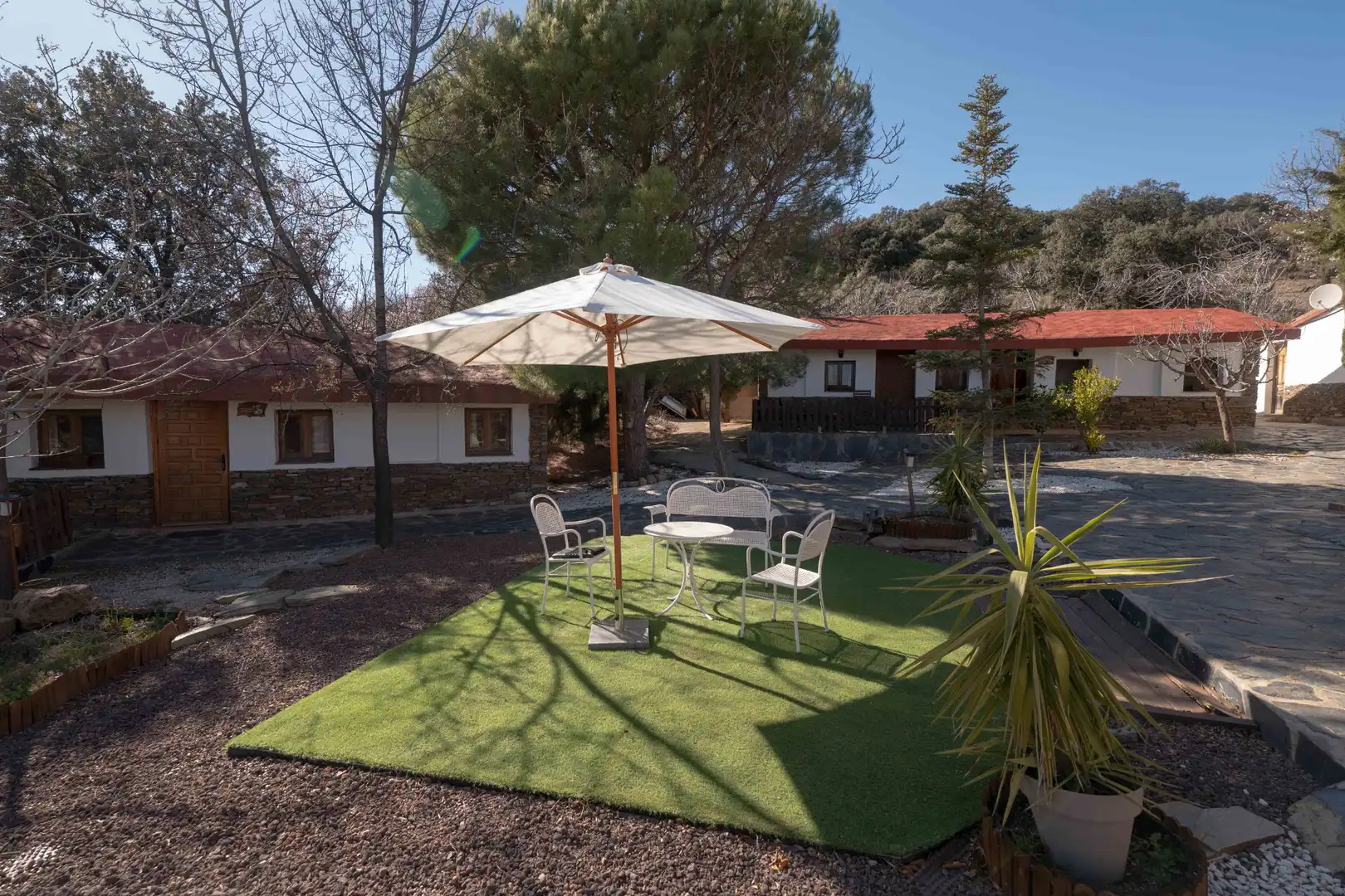 Terraza de Finca rústica en venta en Nevada con Aire acondicionado, Jardín privado y Terraza