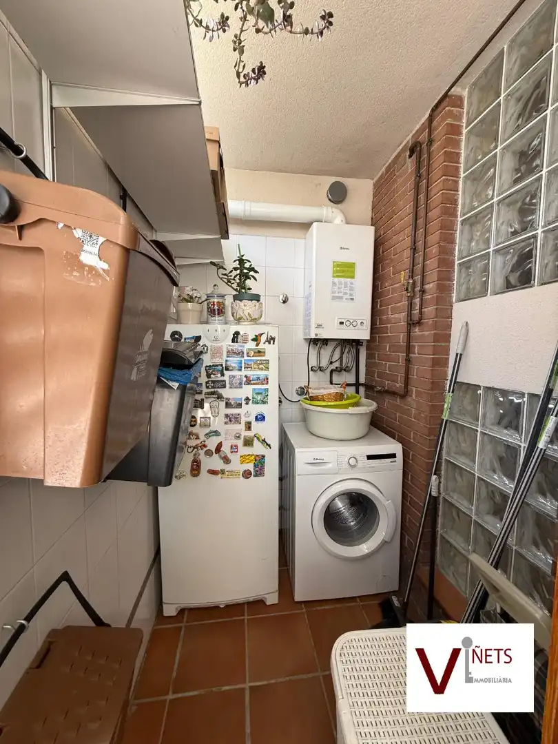 Küche von Erdgeschoss zum Verkauf in La Garriga mit Heizung, Privatgarten und Parkett