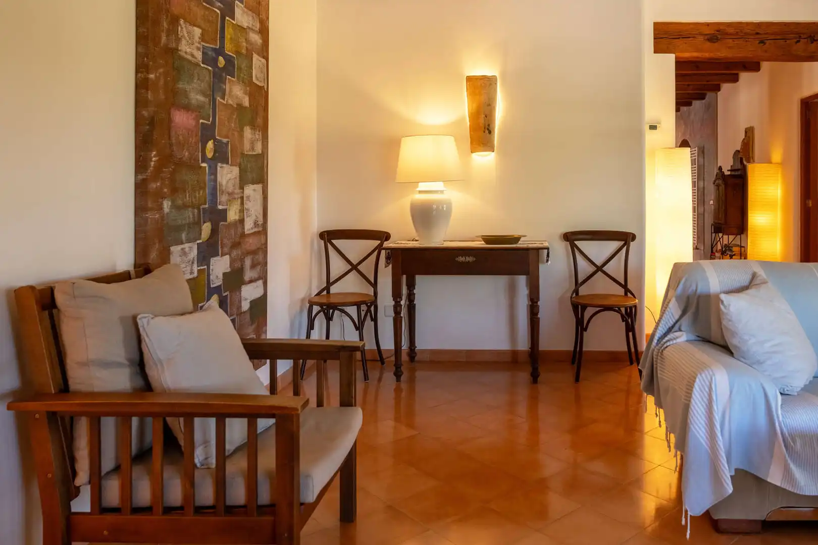 Living room of Country homes for sale in Artà  with Air Conditioner, Heating and Terrace