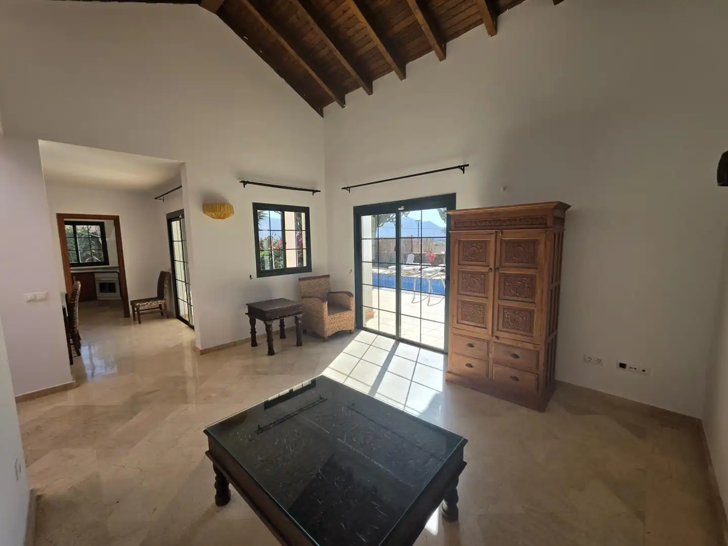 Sala d'estar de Casa o xalet en venda en La Oliva pueblo