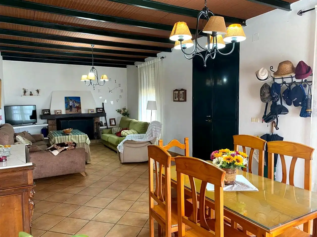Sala de estar de Finca rústica en venta en El Viso del Alcor