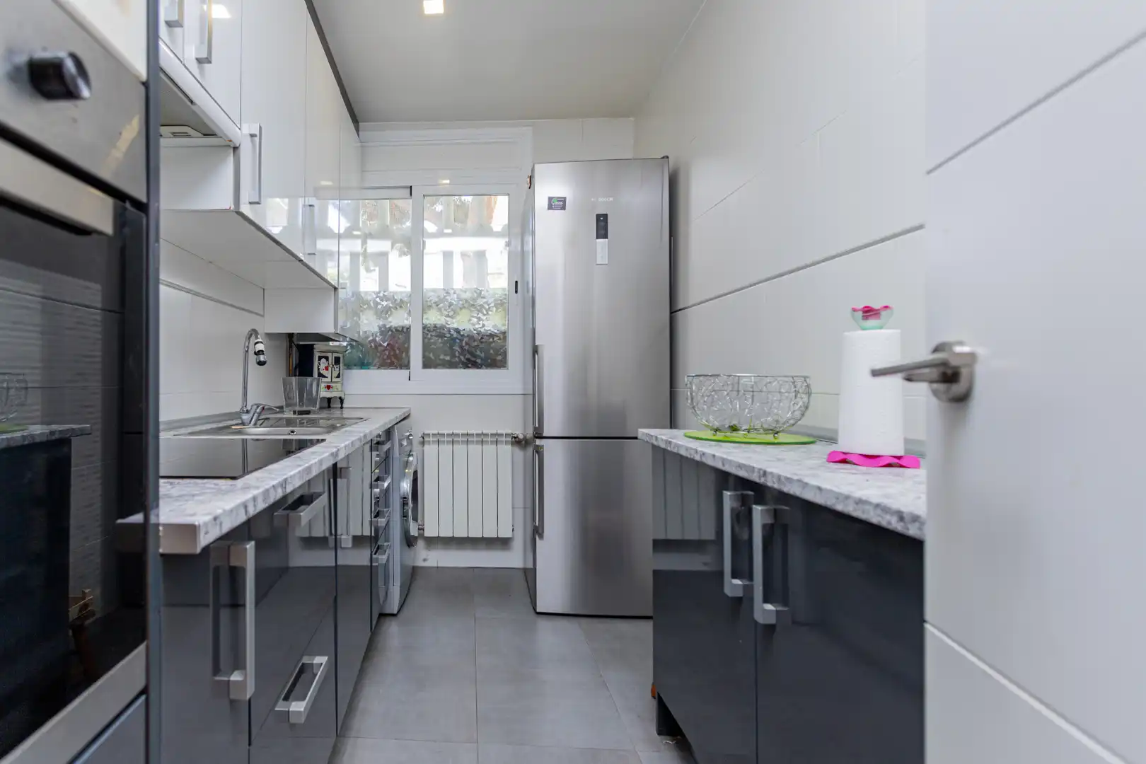 Kitchen of Flat for sale in Collado Villalba  with Heating, Private garden and Parquet flooring