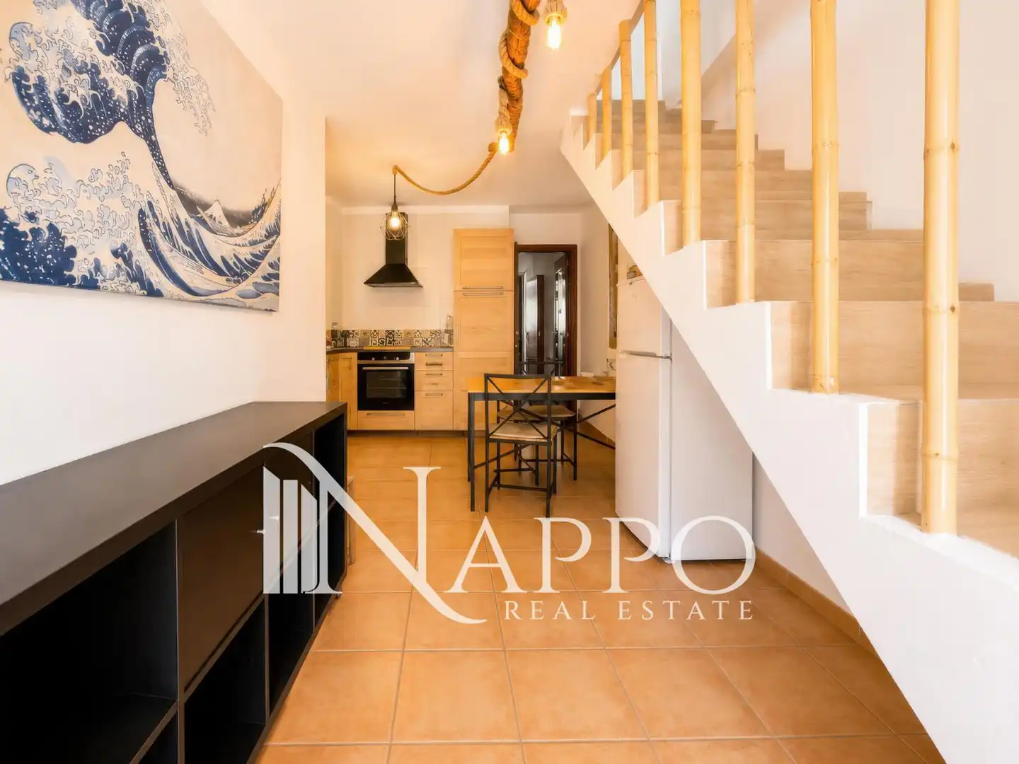 Küche von Maisonette zum Verkauf in  Palma de Mallorca mit Klimaanlage, Heizung und Möbliert