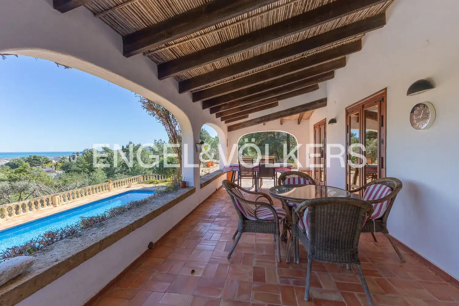Terrace of Houses for sale in Jávea / Xàbia  with Air Conditioner, Heating and Private garden