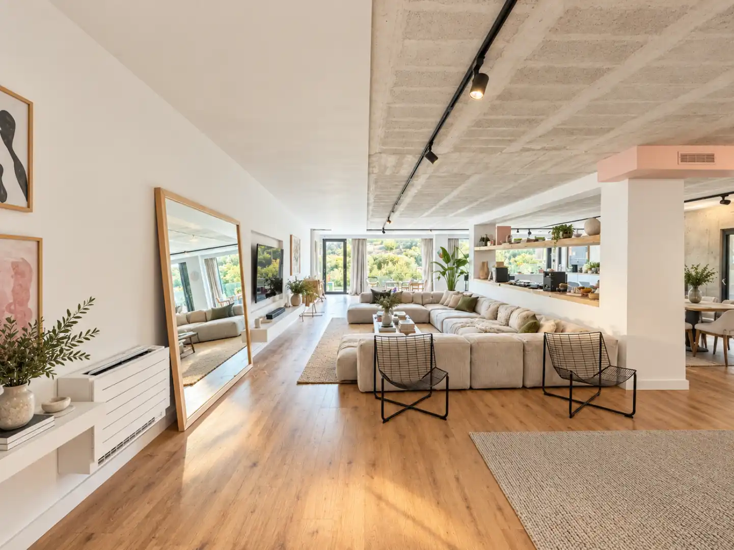 Sala de estar de Piso en venta en Campanet con Calefacción y Jardín privado