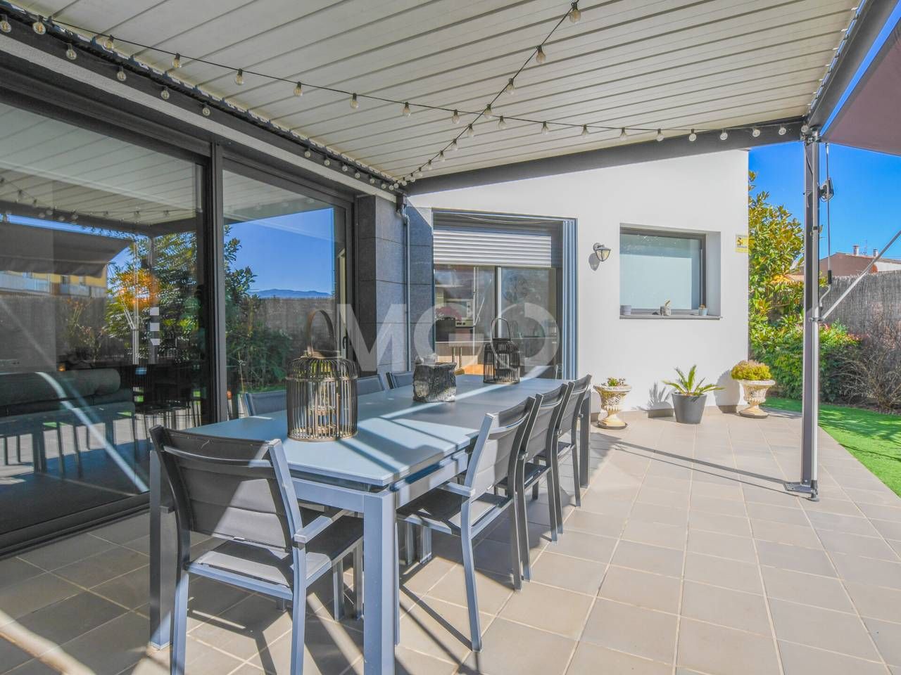 Terrassa de Casa o xalet en venda en Centelles amb Aire condicionat, Calefacció i Jardí privat