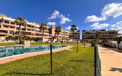 Exterior view of Flat for sale in  Almería Capital  with Air Conditioner, Heating and Private garden