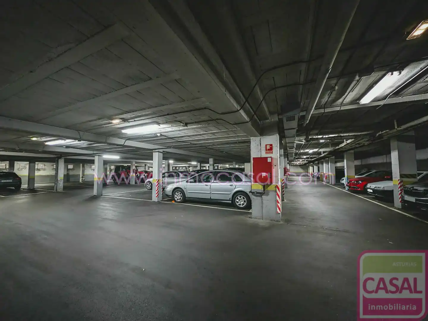 Parking of Flat for sale in Langreo  with Heating, Storage room and Furnished
