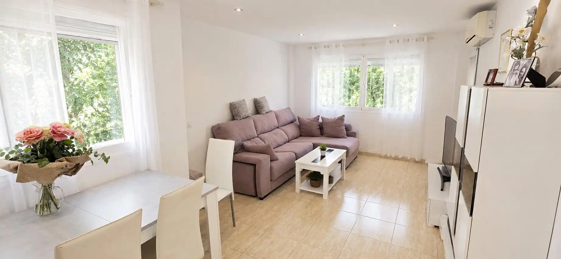 Sala d'estar de Apartament en venda en Calvià amb Aire condicionat, Calefacció i Terrassa