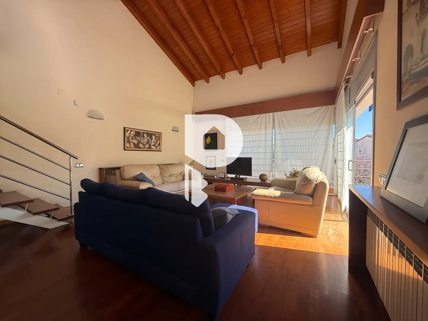 Living room of Houses for sale in Castelldefels  with Air Conditioner, Heating and Terrace