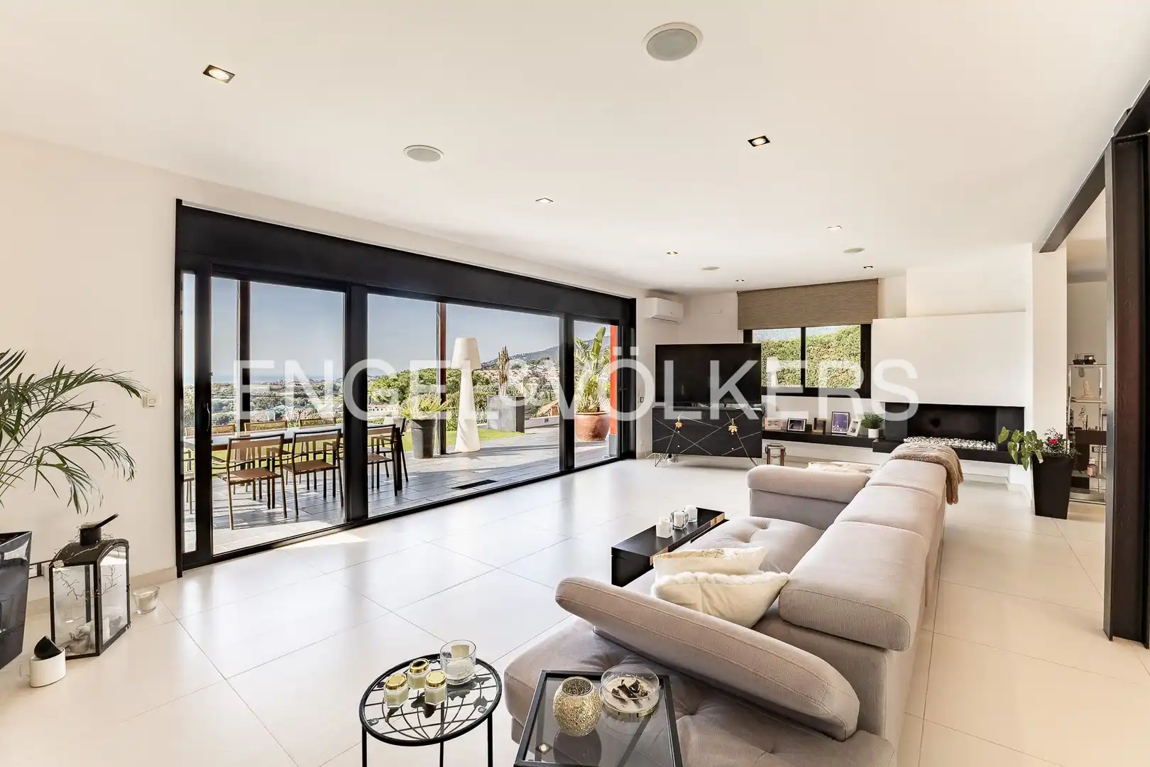 Living room of Houses for rent in Cabrils  with Air Conditioner, Heating and Private garden
