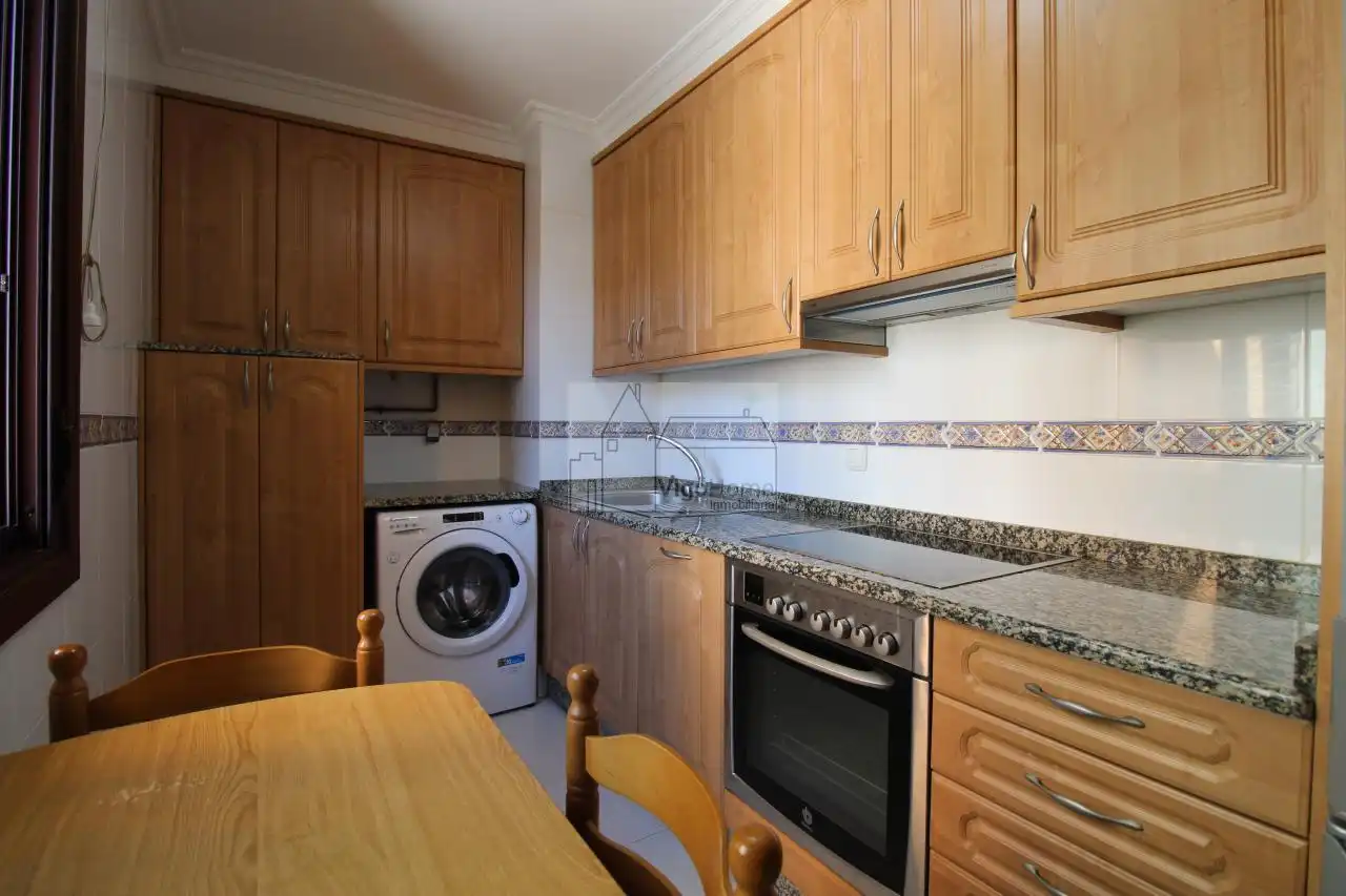 Kitchen of Flat for rent in Vigo   with Heating, Storage room and Furnished