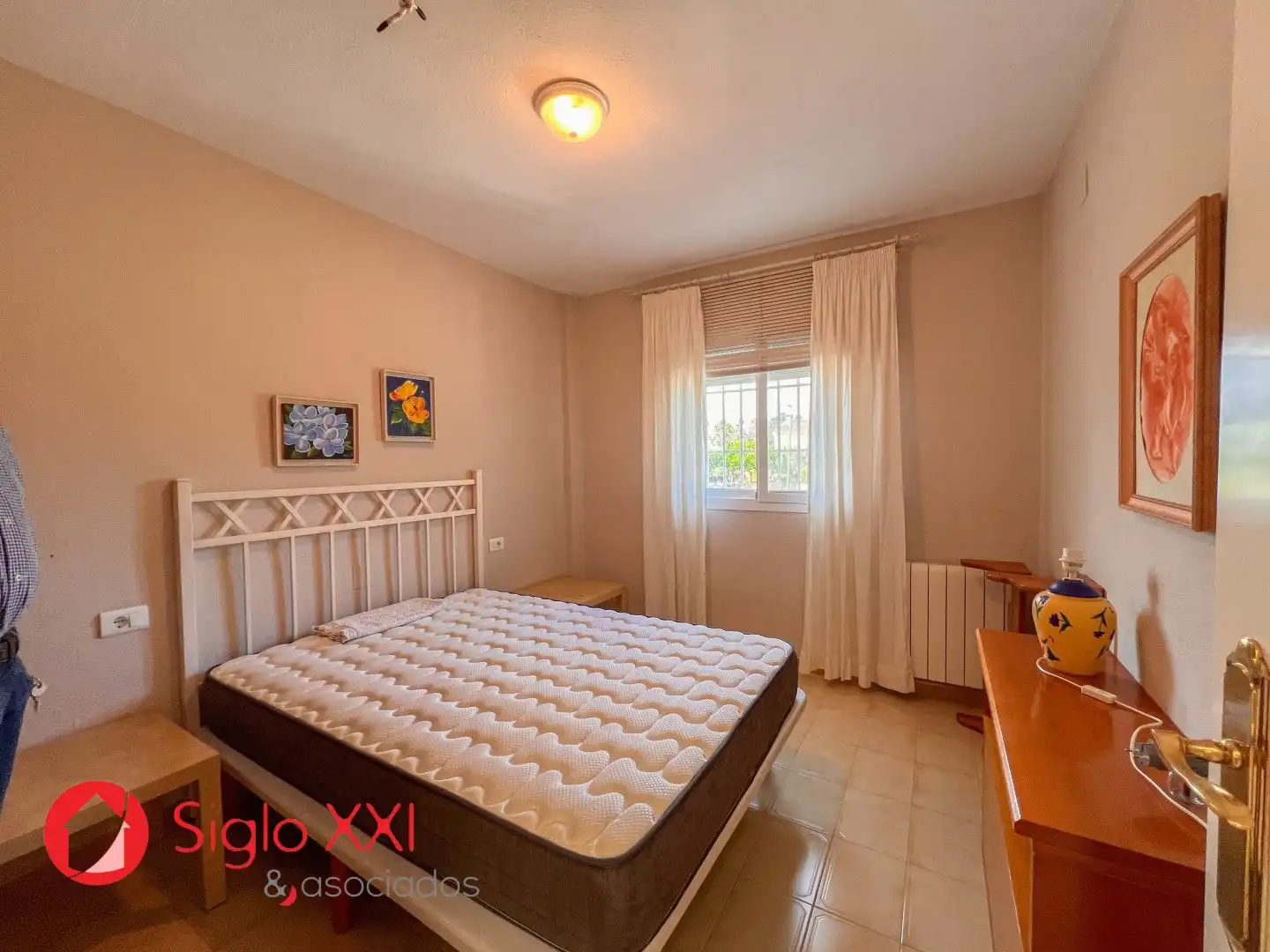 Schlafzimmer von Einfamilien-Reihenhaus zum Verkauf in Castellón de la Plana / Castelló de la Plana mit Klimaanlage, Heizung und Terrasse