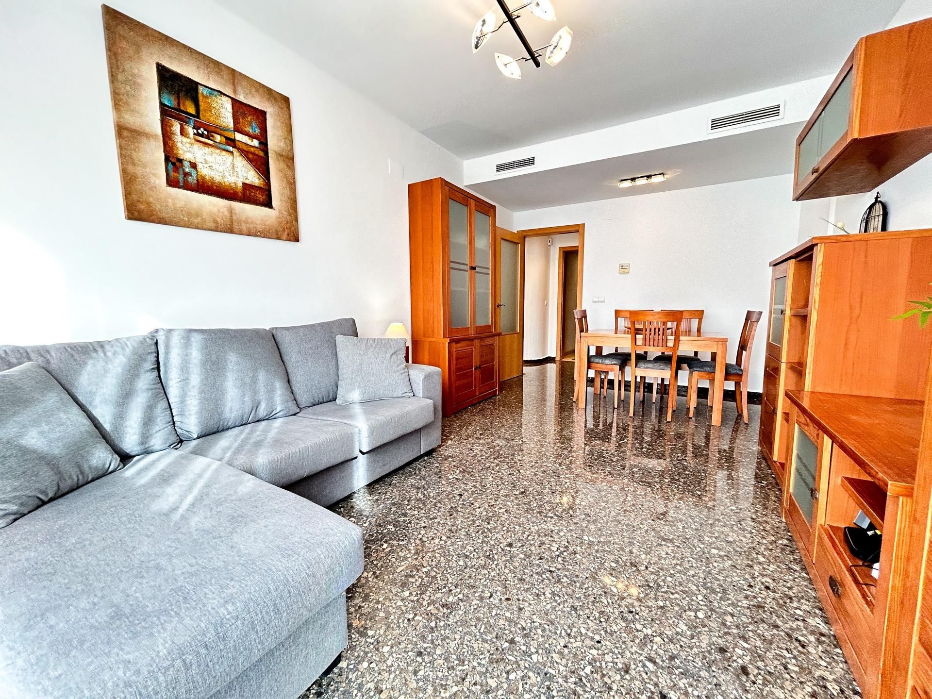 Sala d'estar de Pis de lloguer en Emperador amb Aire condicionat, Calefacció i Terrassa