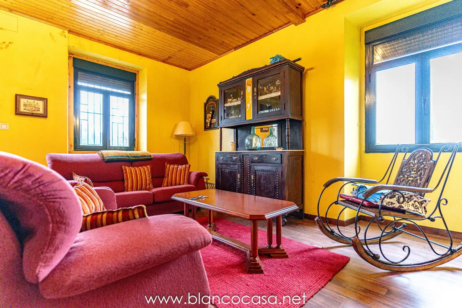 Living room of Houses for sale in Coristanco  with Private garden, Storage room and Furnished