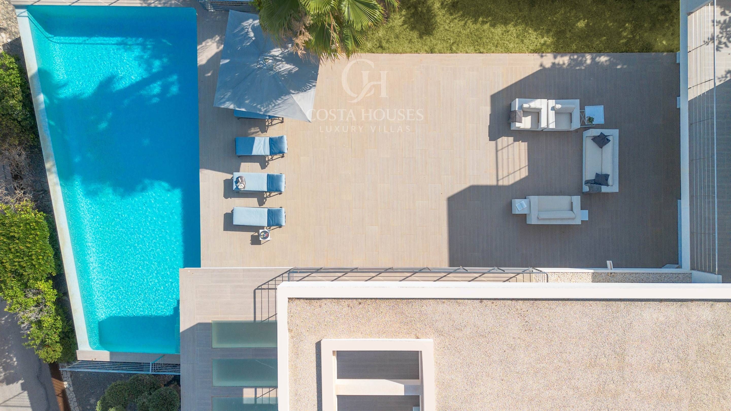 Terrassa de Casa o xalet en venda en Moraira amb Aire condicionat, Calefacció i Jardí privat