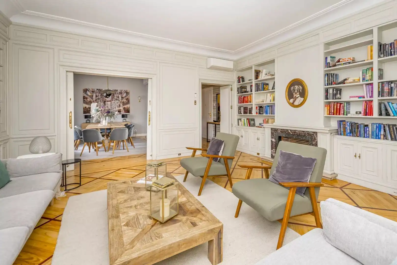 Living room of Flat for rent in Madrid  with Air Conditioner, Heating and Terrace