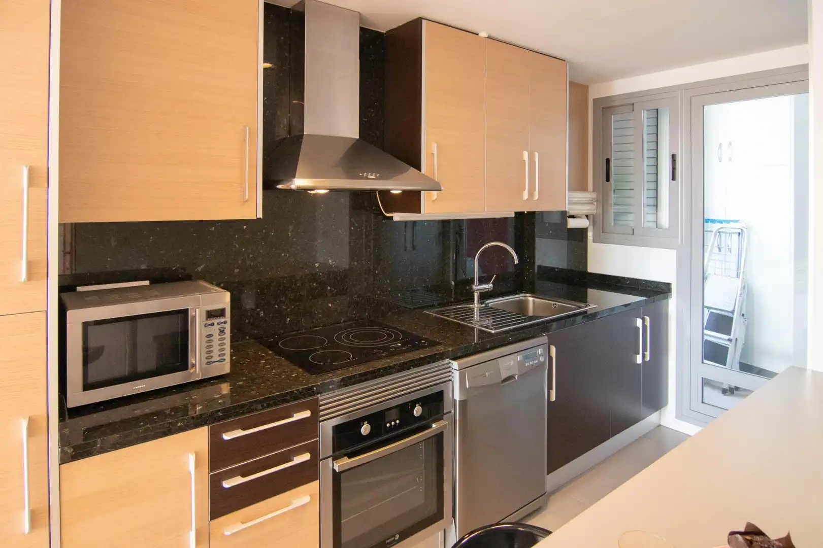 Cocina de Apartamento en venta en Dénia con Aire acondicionado, Calefacción y Terraza