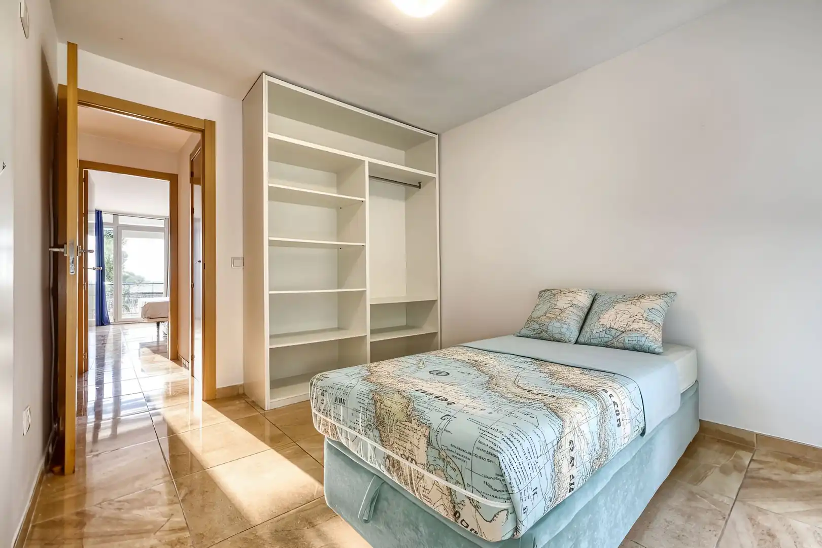 Schlafzimmer von Wohnungen zur Miete in Alicante / Alacant mit Klimaanlage, Heizung und Terrasse