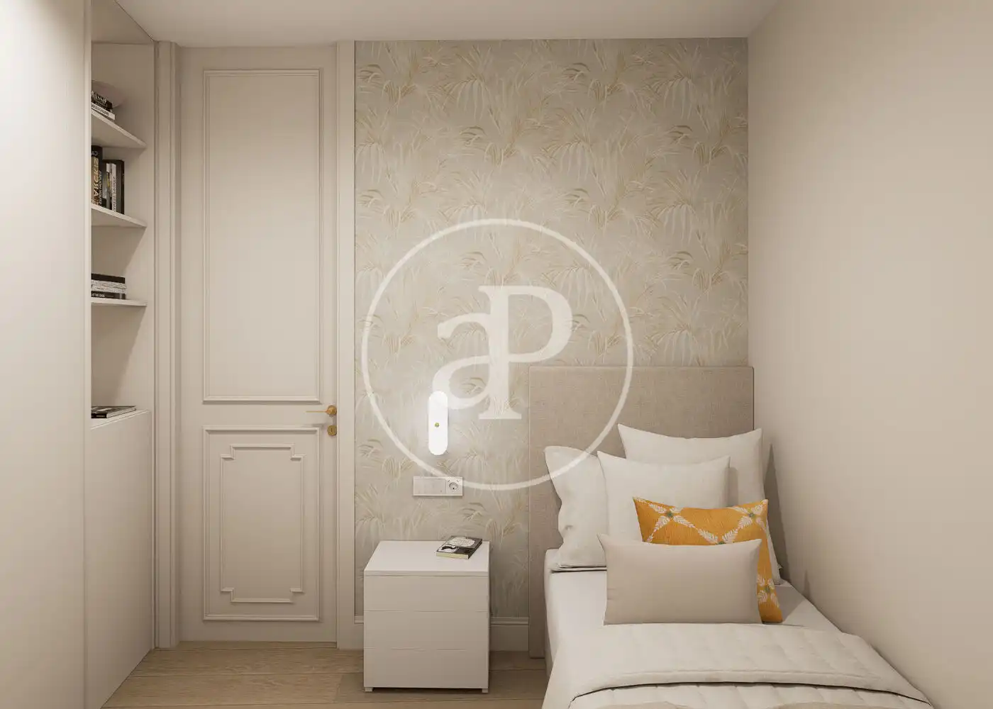 Bedroom of Flat for sale in Madrid  with Air Conditioner, Heating and Furnished