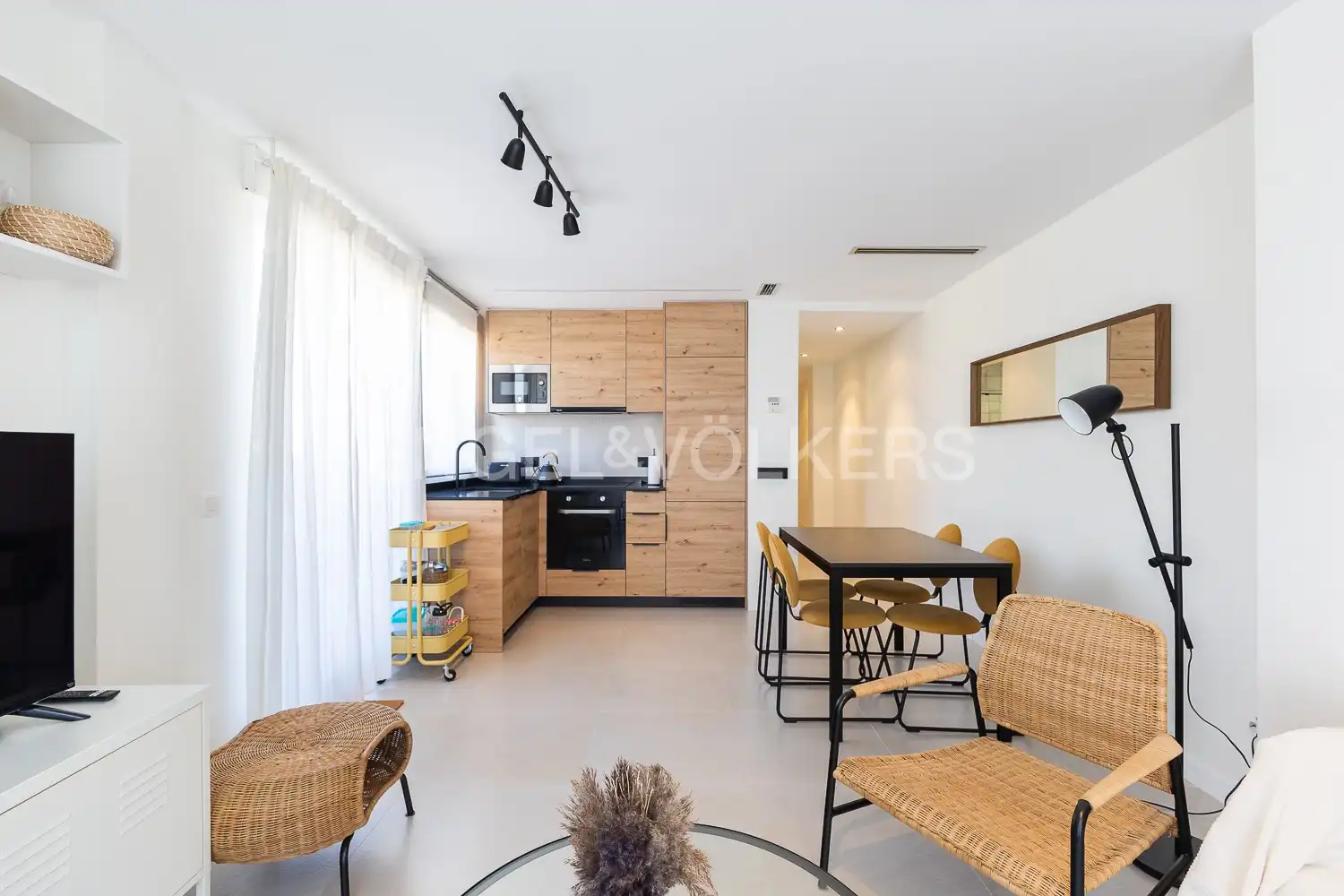 Living room of Flat for rent in Gandia  with Air Conditioner, Heating and Terrace