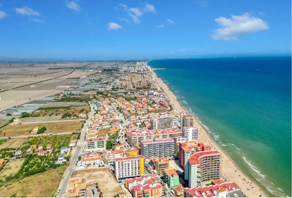 Exterior view of Flat for sale in Sueca  with Air Conditioner, Heating and Terrace