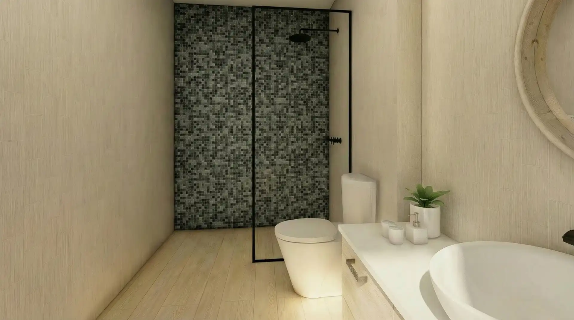 Baño de Dúplex en venta en Sabadell con Aire acondicionado, Calefacción y Parquet