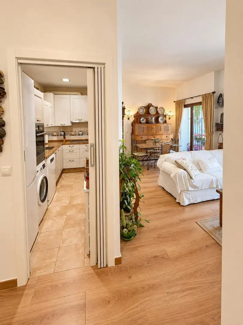 Kitchen of Apartments for rent in Fuengirola  with Air Conditioner, Private garden and Furnished