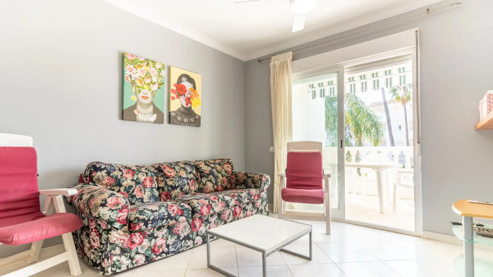 Sala de estar de Apartamento en venta en Dénia con Jardín privado, Terraza y Trastero