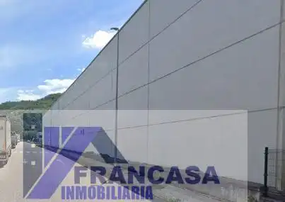 Vista exterior de Nave industrial en venta en Aller