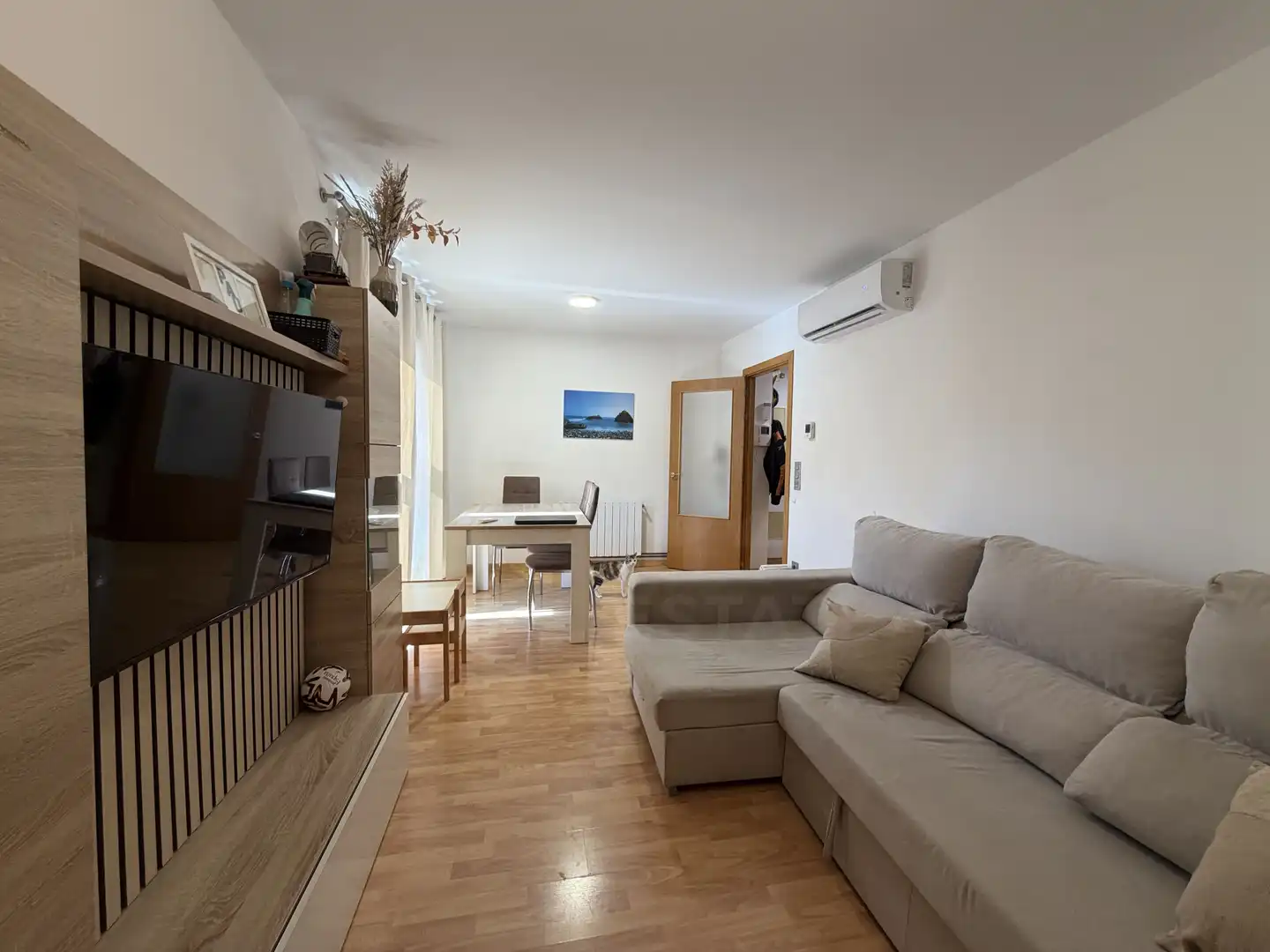 Wohnzimmer von Maisonette zum Verkauf in Almenar mit Klimaanlage, Heizung und Terrasse