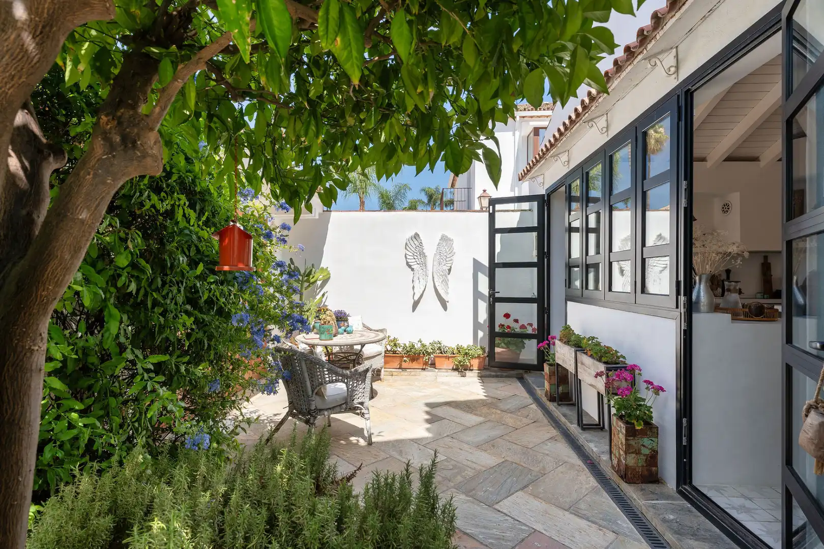 Terraza de Casa o chalet en venta en Marbella con Aire acondicionado, Jardín privado y Terraza