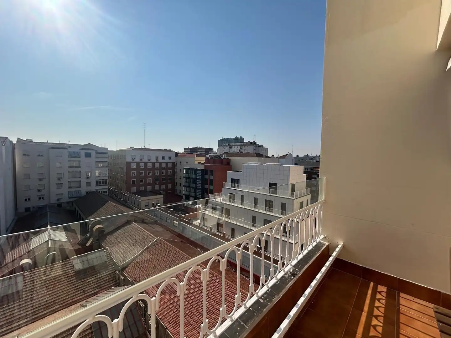 Balcony of Flat for rent in Madrid  with Air Conditioner, Heating and Terrace
