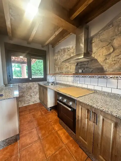 Cocina de Casa o chalet en venta en Pravia con Calefacción, Jardín privado y Terraza